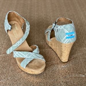 Aztec Sage Toms Wedges *RePosh*